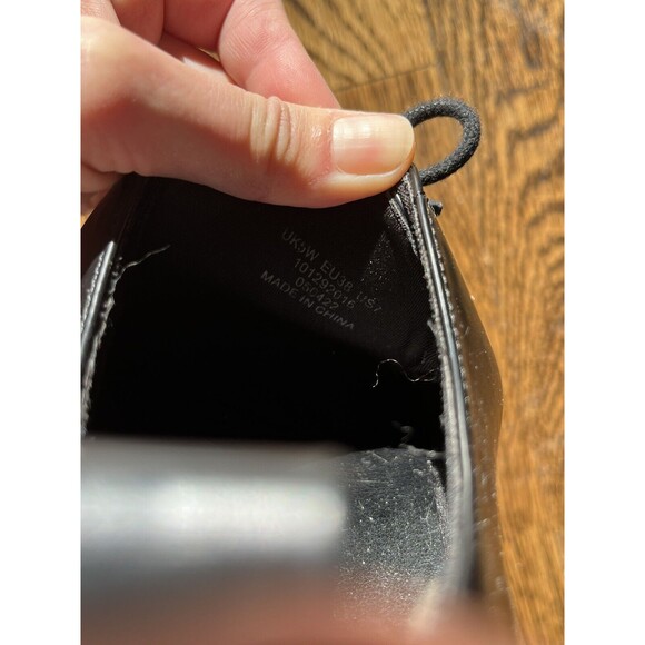 ASOS Chunky Oxfords Monolith knockoffs #wednesday Sz 7 - Picture 4 of 4